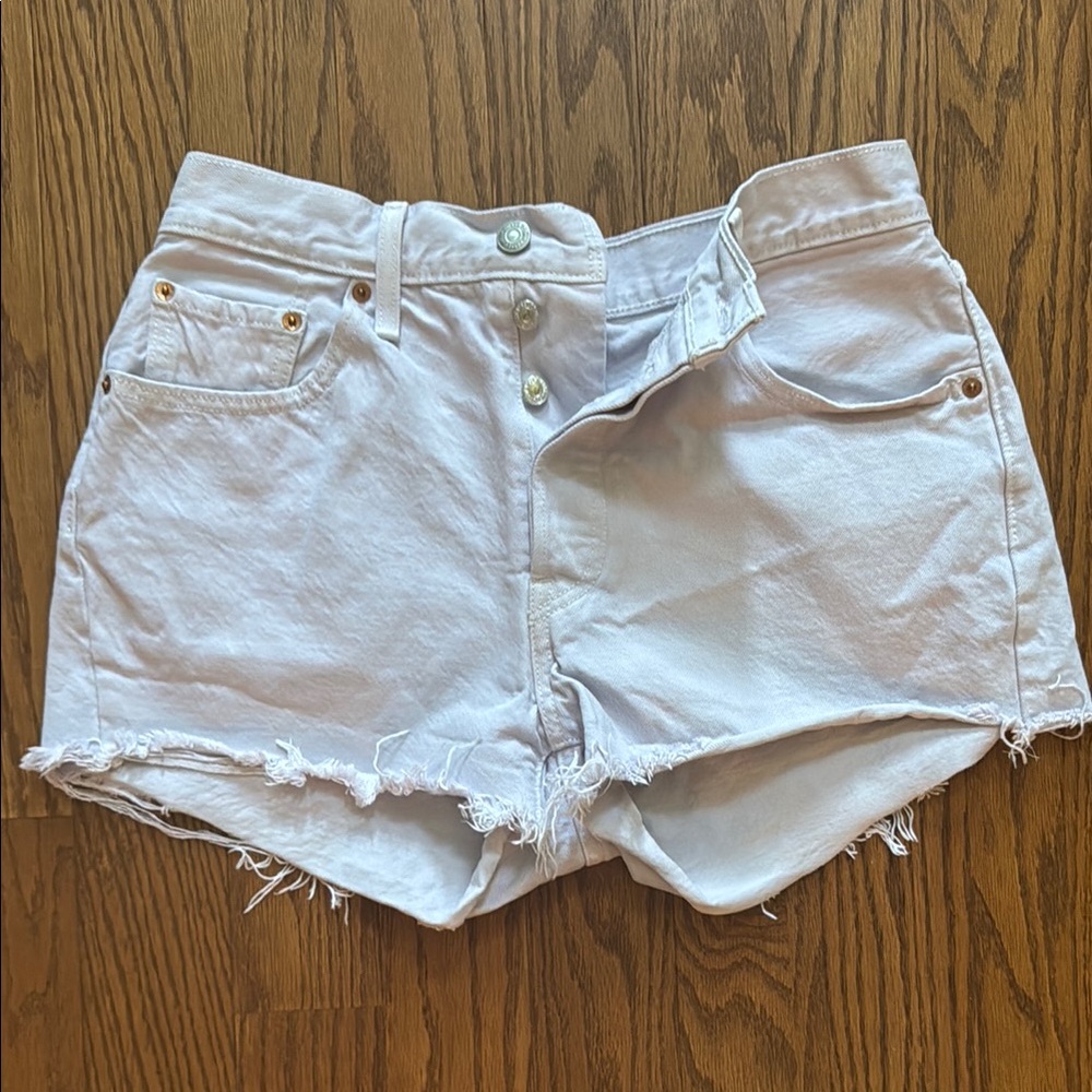 Levi's lavender High Waist Shorts